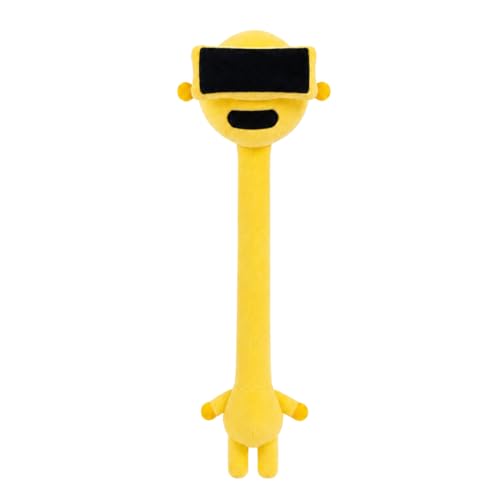 Image of Yellow VR Headset Long Neck Plush Cyber Goggle Gaming Doll