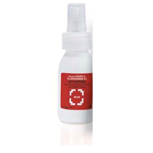 Antiséptico para piel sana. CLORHEXIDINA 2% SOL.ACUOSA, frasco 60 ml Reig Jofre
