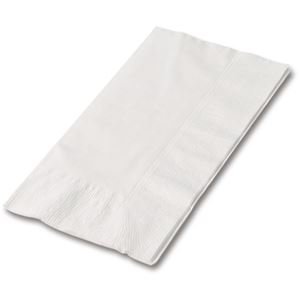 Amazon｜(まとめ) カラーナプキン 2PLY 8つ折 白無地 2PLM-50 1