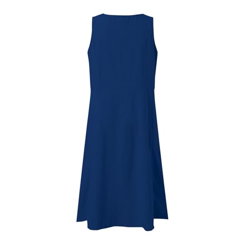 Robe simple décontractée avec poches contre la chaleur estivale - 5