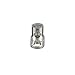 ML4T-CY, One-Hole, Copper, Single Barrel Post Lug, Straight Tongue, tin-Plated, 14 SOL - #4 STR, 1/4" (6.4mm) Stud Hole. (5 Items)