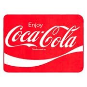Coca-Cola Classic Logo Fleece Throw Blanket | Soft Cover for Sofa, Bed | 45 x 60 Inches