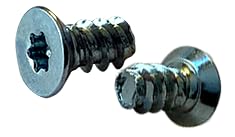 #10 x 1/2" Thread Forming Screws for Plastics (48-2) / Six-Lobe/Flat Undercut Head/Steel/Zinc (10000 pcs)