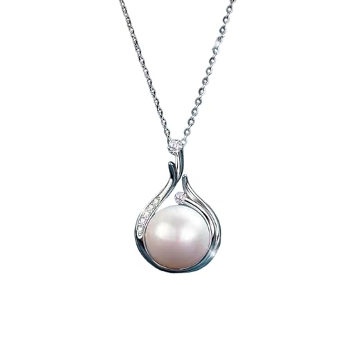 Bijoux pour Femmes à Offrir : Collier Vigne en Argent 925 et Perles Blanches Lumineuses