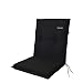 Produktbild Doppler Auflage Niederlehner Motion XL Anthrazit I breites Gartenstuhl-Polster 100x52x8cm aus Baumwolle & Polyester I Sitzauflage weich & bequem I Sitzkissen zum Festbinden an Gartenstuhl