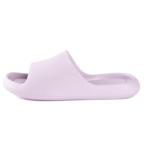 Image of Arch Support Shower Shoes for Women and Men Quick Drying with Drain Holes Slide Sandals Soft Cushioned Anti-Slip Pool Slides Comfort Bathroom Shower Slides