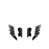 Compatible for Civic 2016-2020 Diffuser FK4 FK7 FK8 JDM Modification Mugen Body Kit Rear Wrap Angle Rear Type R Spoiler (Color : FK 8 Carbon Pattern)