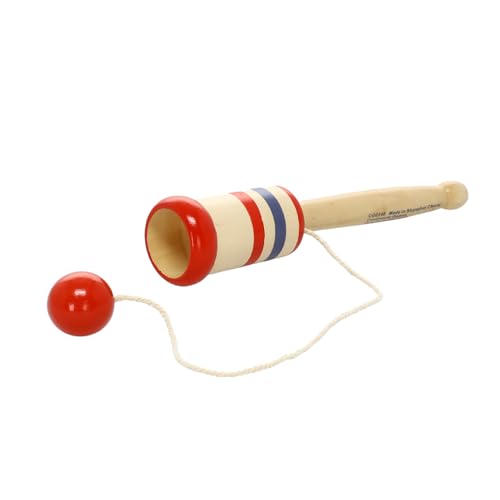 Continuum Games Way Back Toys Wooden Ball Catch, Game of Steady Hands and Skill, Novelty Family Fun...