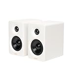Edifier M60 Multimedia Speaker Bluetooth 5.3, 66W RMS, Hi-Res Audio & Hi-Res Wireless Audio, LDAC,3" Mid Bass & 1" Tweeter, USB-C & Aux Inputs, Compact Desktop Speaker - White