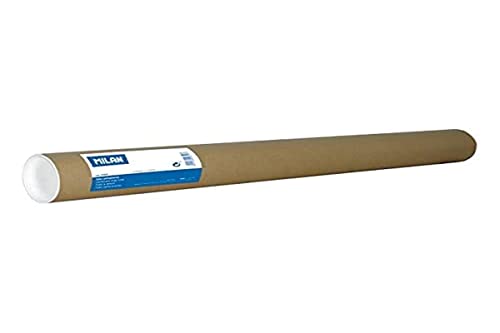 Tubo de cartón para planos Ø 75 mm, 110 cm de largo MILANO