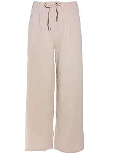 Zwillingsherz Musselin Hose aus 100% Baumwolle – Hochwertige Sommerhose...