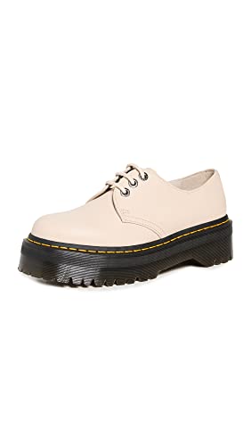 Image of Dr. Martens Womens 1461 Quad Smooth Leather Platform Shoes