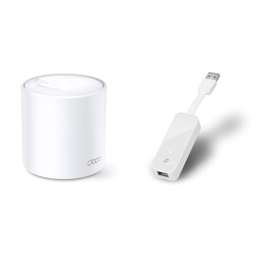 Image of TP-Link Deco X20(1-Pack) AX1800 USB1.1 Mbps Dual Band Whole Home Mesh Wi-Fi System, Next-Gen Wi-Fi 6, ODFMA for Desktop, Multicolor