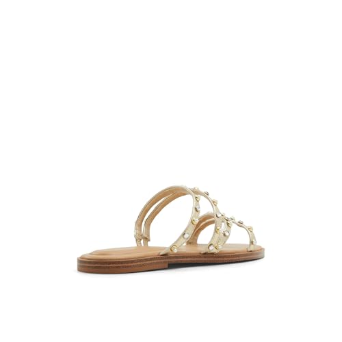 Image of Aldo TRITON-IN710 Ladies GOLD Flat Sandals
