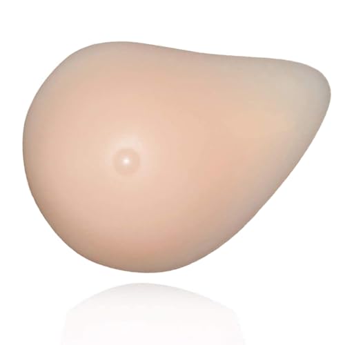 NALANY Mastectomía Senos De Silicona Autoadhesivo Pechos Almohadillas De Sujetador De Prótesis Insertos De Realce para Pacientes con Cáncer De Mama Mujeres Sin Mamas (100g/Piece, Left Side Only)