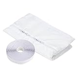 SkyPOOU Sello de ventana para aire acondicionado móvil, secadora de secadora, tope caliente para fijar el marco del techo, acondicionador móvil, prevención de fugas