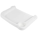 TOONOON Fast Dining Tray for Hook on High Chair, Easy to Carry and Install, Reduce Block Gap Between Child and Table, Indispensable Accessory for Fast Table Chair, 14 X 10 Inches, White