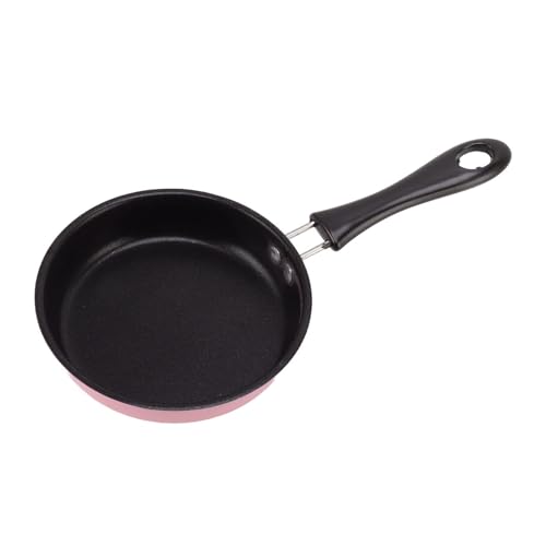 HERCHR 5 Inch Mini Nonstick Egg Pan, Small Frying Pan Nonstick Small Egg Frying Pink