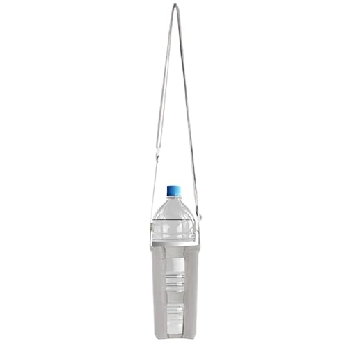 Generico Bolsa para botella de agua, bolsa de deporte, correa ajustable para llevar en la playa, bolsa de almacenamiento, botella de agua, bolsa de agua, correa para llevar al hombro, correa para