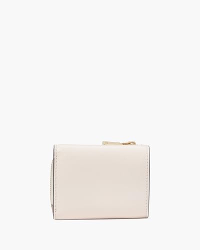 kate spade new york Devin Colorblocked Saffiano Leather Mini Trifold Wallet, Timeless Taupe Multi2