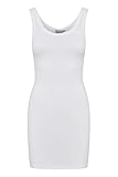 b.young Mujer Pamilia Long Top Camiseta sin Mangas Not Applicable, Blanco (Optical White 80100), Medium