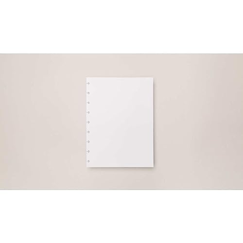 Bloco refil médio sem pauta branco 90g com 50 folhas CIRM3001 Caderno Inteligente