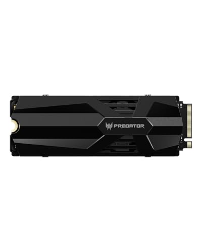 Acer Predator GM9000 Heatsink Gen5 Gaming SSD 1TB - bis zu 14000 MB/s Lesen - M.2 2280 NVMe PCIe 5.0 mit DRAM Cache, Internes Solid State Laufwerk für Laptop & Desktop PC - PS5 Kompatibel