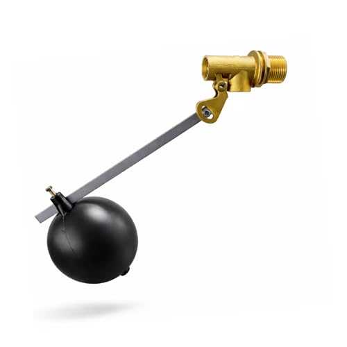 EU Schwimmerventil 3/4' Überlaufschutz Überfüllsicherung Niveauregulierung Schwarz