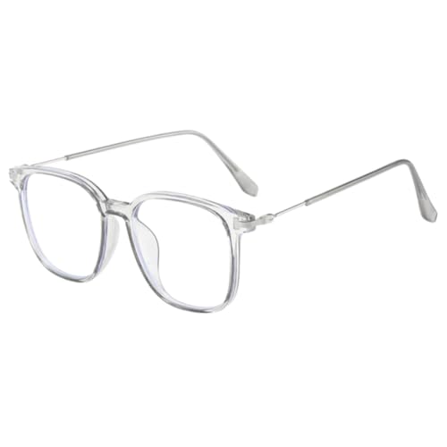 Image of Shiratori Square Blue Light Blocking Glasses for Women Men, Lightweight Frame Anti Eyestrain Computer Glasses