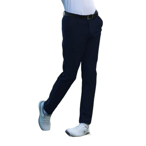 Pantalon de golf extensible slim pour homme en bleu marine FGRID taille S