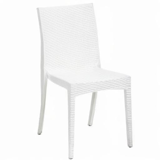Image of Cello Kraft Chair Set Pack of 2 - White | Strong and Durable | Easy to Clean | Chair for Living Room, Bed Room, Kitchen, Office Room, Outdoor | 3 Years Warranty
