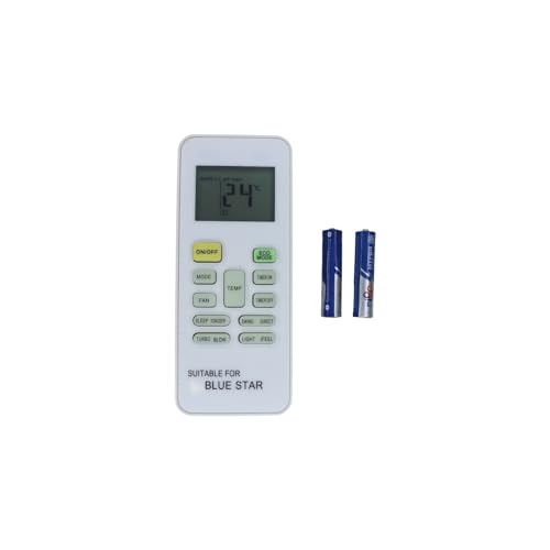 Image of Electronic Spices Blue Star AC Remote with AAA Batteries | AC Remote (AC-149A)
