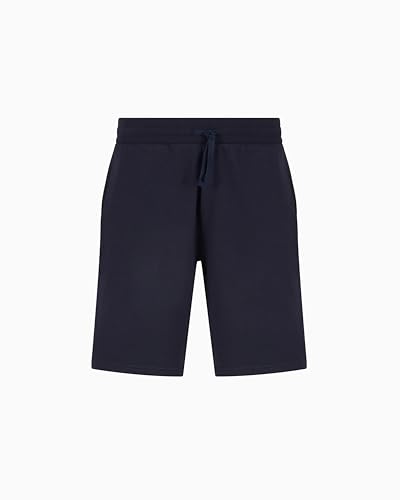 EMPORIO ARMANI Bermuda Basic Terry pour Homme Bleu S, Armani Blu, S