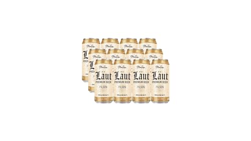 Pack 12un Cerveja Läut Montesa Pilsen Puro Malte Lata 473ml