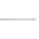 douceur d’Intérieur Verglasung, rund, ausziehbar 7 mm, 80 < 110 cm, Metall, VR07, Weiß, 2 Stück
