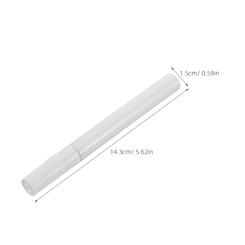 UPKOCH 10pcs Refillable Empty Paint Pen with Aluminum Tube and Fine Slanted Tip, Portable Acrylic Markers for Detailed Art and Industrial Marking, Reusable Pen Repair Components - Image 2