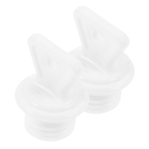 HAPINARY 2pcs Water Bottle Plug Stoppers Small Stopper Hand Bottle Cap Sealer Hot Water Sacks Plugs Watter Water Jug Caps Top Bags Watet Hot Water Bag Cover Bung Bolsa Osco Pad Rubber White