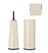 Produktbild Brabantia - Renew Toilettenzubehör-Set - Toilettenbürste & -Halter, Papierrollenhalter & -Spender - Hygienische Bürste - Korrosionsbeständig - Inkl. Befestigungsmaterial - 3er-Set - Soft Beige
