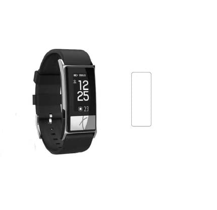 DEY 9H Smart Watch Screen Guard (BUY 1 GET 1 FREE) [NOT A TEMPERED GLASS] Flexible Watch Screen Protector for smartron t band