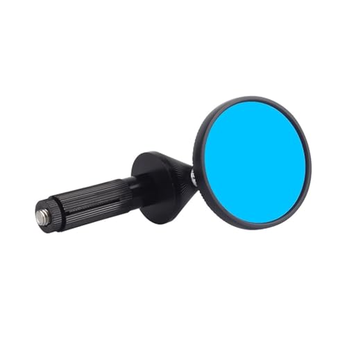 Espejos retrovisores para moto con visión angular ampliada y soporte de 22mm 4