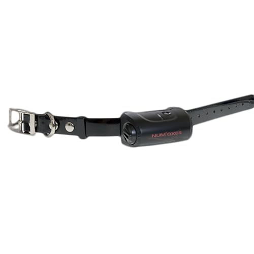 Num'axes Canicom 5 Collar adicional | Sin antena visible | Señales acústicas y vibraciones | Indicador de batería baja | Fácil codificación DIY | Impermeable | Correa ajustable