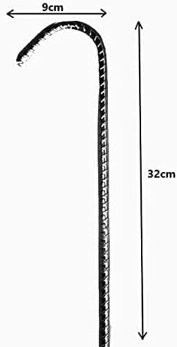 Sardines De Fixation 10 Piquets De Tente 28cm - Sardines Ancrage Sol Pour Tentes, Auvents | Sac Et Brosse Inclus Plage Pelouse