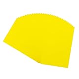 QUARKZMAN 50 Blatt Buntes Velinpapier 4 x 6 100g/m² Durchsichtiges Druckbares Velinpapier Für Druck Hochzeitskarten Tintenstrahl Laser Drucker Gelb
