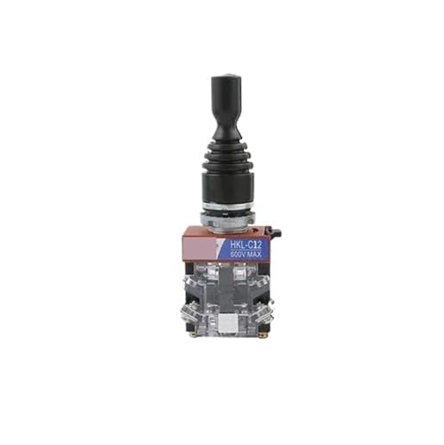 Joystick de position 22mm HKL-C24 interrupteur à levier à retour automatique pour commande - 2