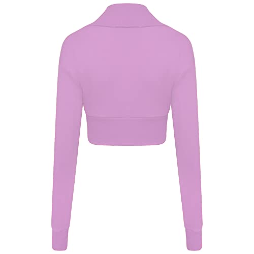 Loxdonz Girls Long Sleeve Bolero Cardigan Shrug Kids Open Front Bolero Shrugs Crop Top2