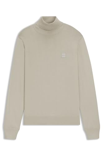 Pull à col roulé BOSS Akiro : le confort anti-irritation en coton et cachemire homme