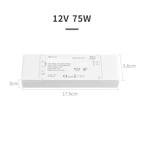 Driver LED 40W 75W 150W transformateur d'éclairage variable sans scintillement