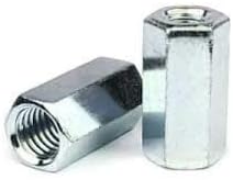 3/8"-16 to 1/4"-20 x 1" (1/2" AF) Reducer Coupling Nuts / A563 Grade A Steel/Zinc Plated (Quantity: 1250)
