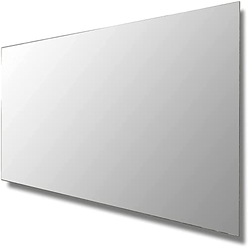 Baanio Espejo Baño Rectangular 80x120 cm Smooth | Espejos de Con Antivaho Vidrio Resistente 4 mm