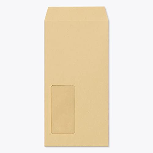 山櫻 封筒 長3 窓付 中貼 0 クラフトcoc 紙厚70g 枠ナシ 1 000枚 セロ窓 三折用 茶封筒 無地 郵便番号枠なし 1000 新年の贈り物